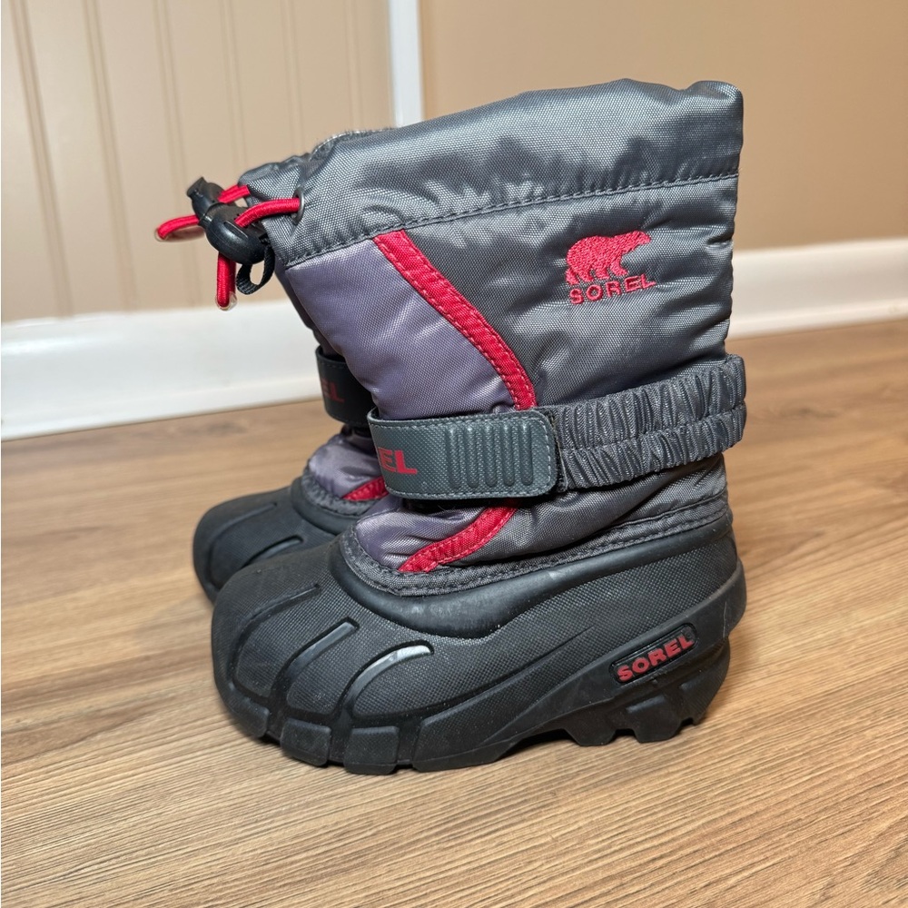 Sorel Toddler Snow Rain‎ Boots Insulated Size 3 Toddler